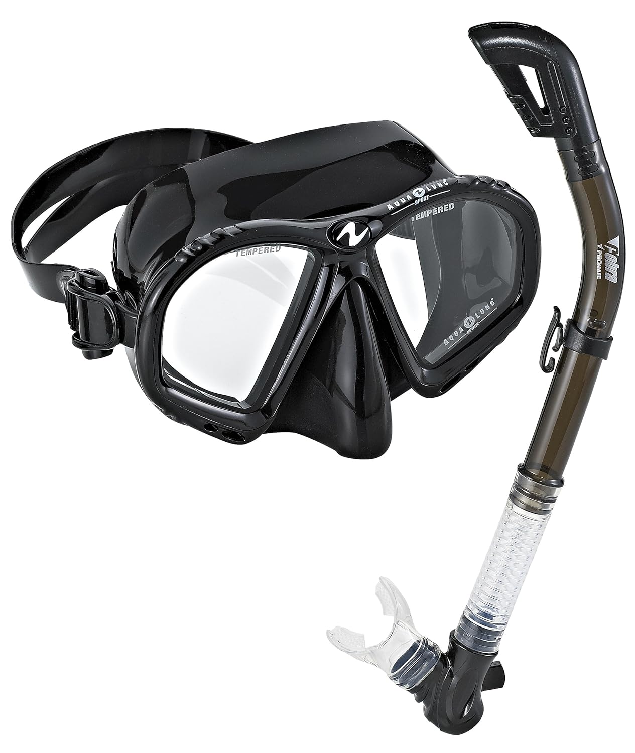 Aqua Lung Sport Scuba Snorkeling Dive Mask Dry Snorkel Set Water Sports