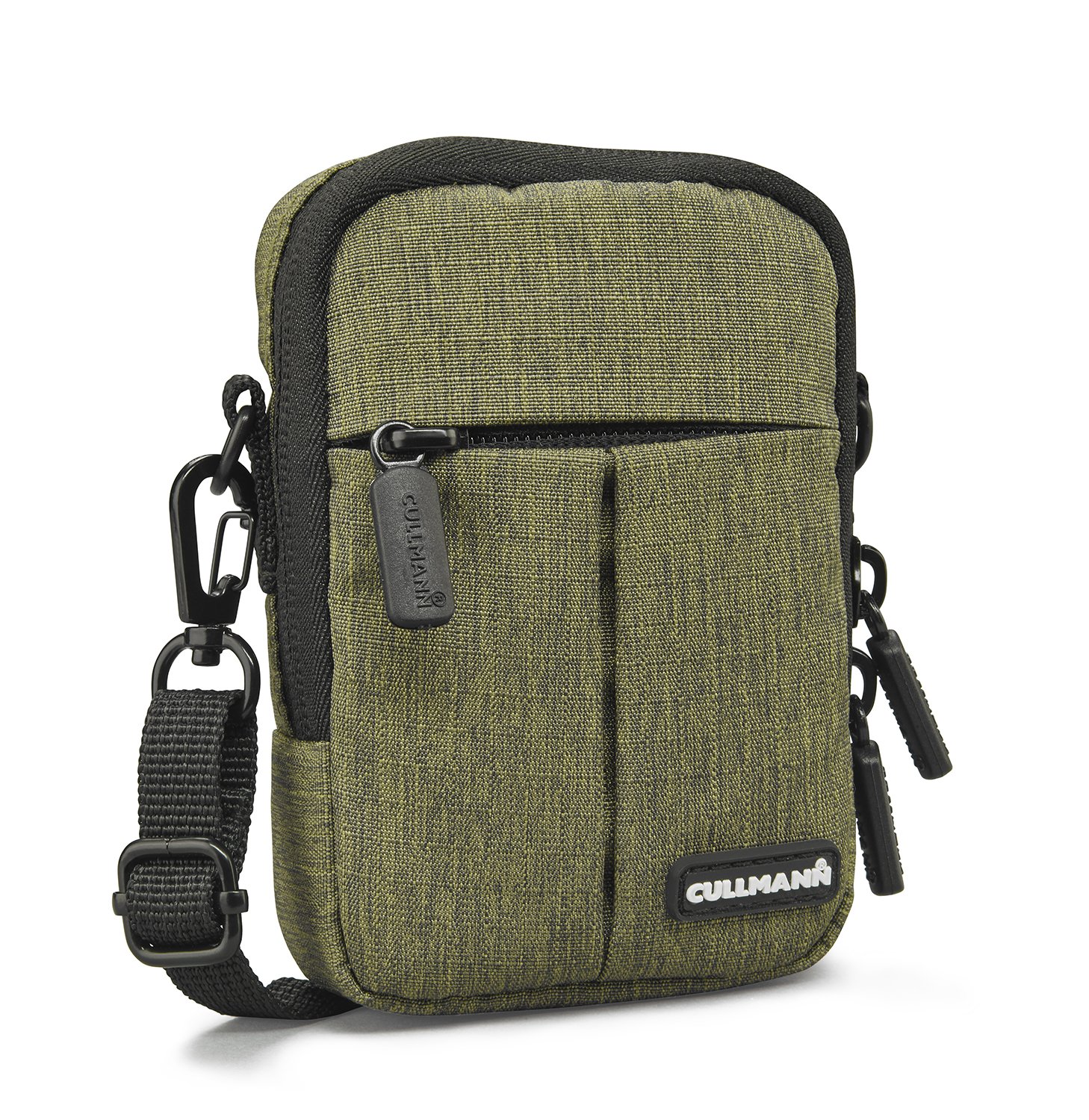 Cullmann - 90204 - MALAGA Compact 200 Camera bag for compact cameras, green - inside dimensions: 70x100x30mm - water-repellent due to 450D Rip-Stop Polyester PU coating