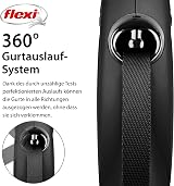 flexi Classic L Tape 8 m Black Retractable Dog Leash up to 50 kg view 5