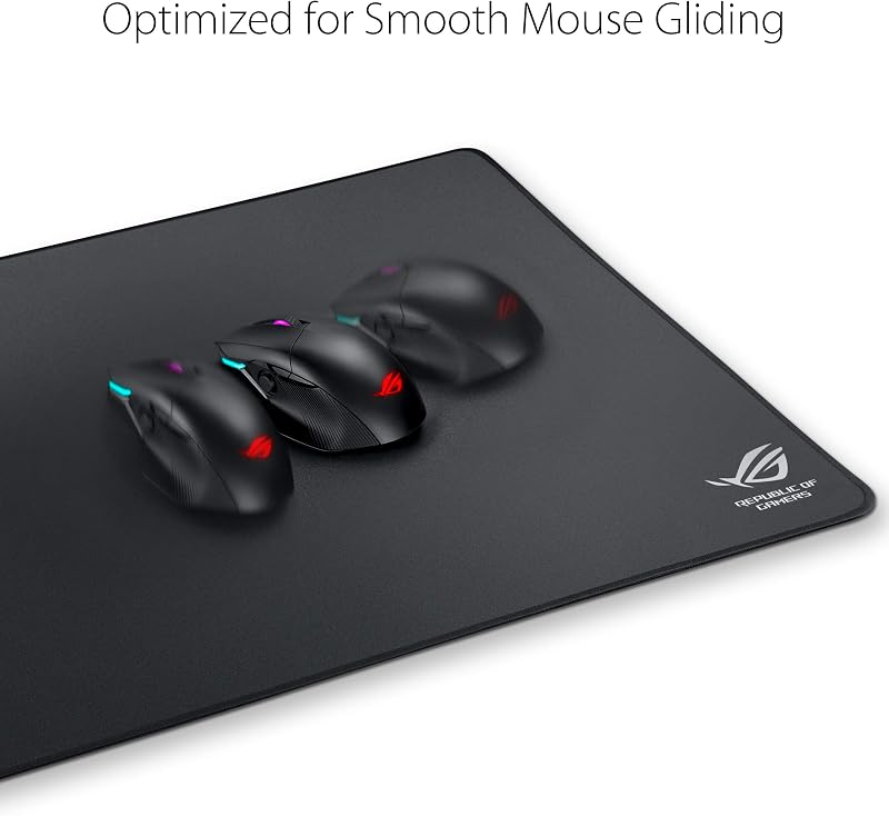 ROG Sheath BLK LTD Extra-Large Size Extended Gaming Mouse Pad with Anti-Fray Stitching, and Non-Slip Base