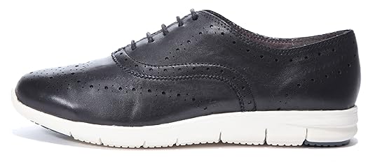 CAPRICE Echtleder Brogue Sneaker schwarz
