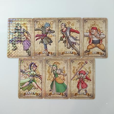 Amazon ドラゴンクエスト11 アトレ秋葉原 キャラクターカード 限定 コラボイベント カミュ マルティナ ベロニカ ドラクエ11 全7種類 アニメ 萌えグッズ 通販