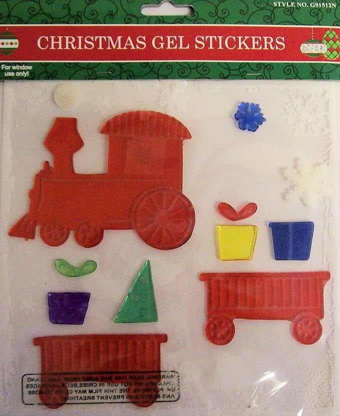 Christmas Gel Window Clings 02 Health & Personal Care
