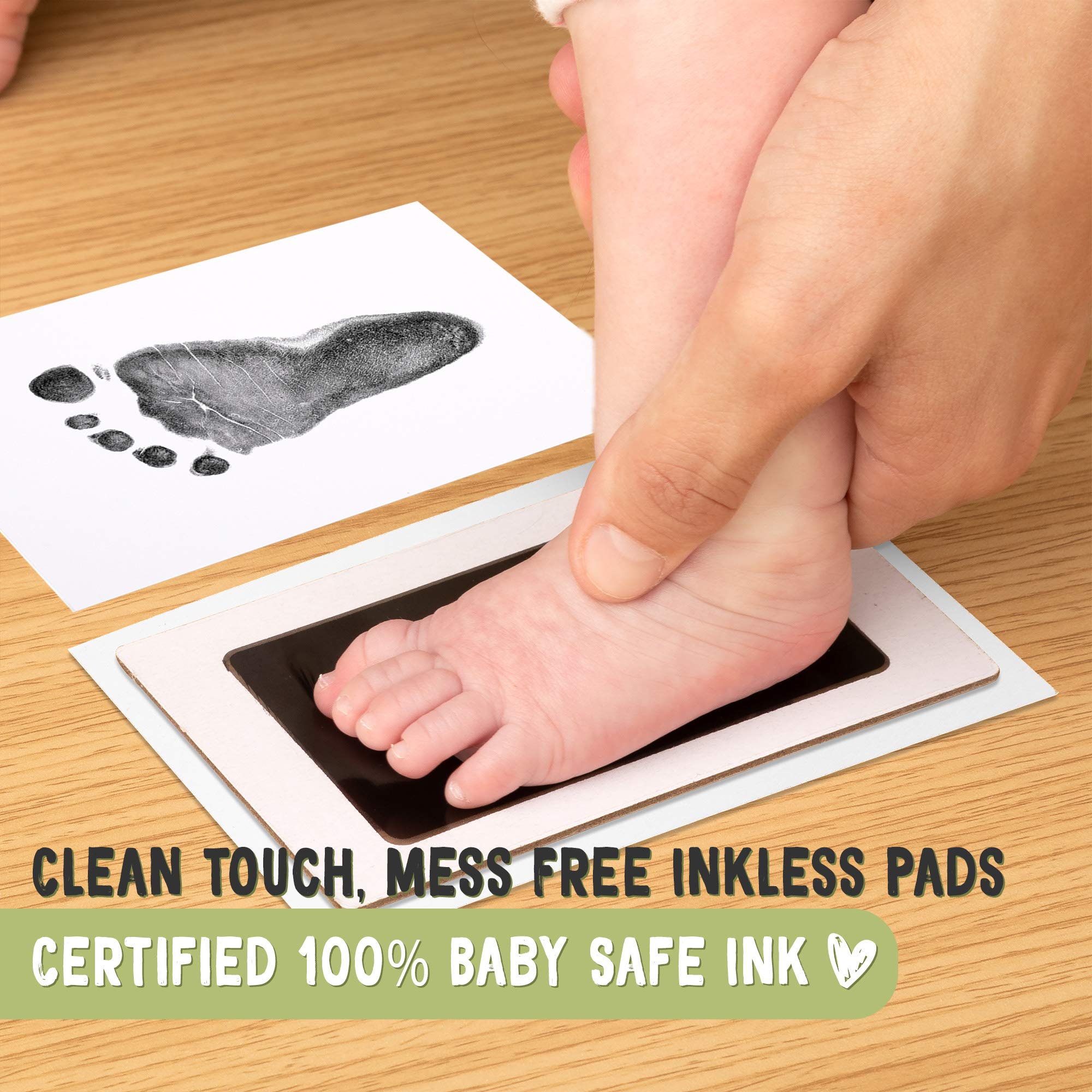 Mua Baby Footprint & Handprint Inkless Ink Pad 2Pack Clean Touch
