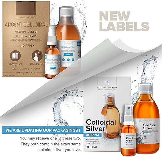 Premium Colloidaal Zilver 300ml 40 Ppm Optimaal Geconcentreerde Formule Kleinere Deeltjes Betere Resultaten Laboratorium Gecertificeerd Gratis Navulbare Spuitfles E Boek Inbegrepen Amazon Nl