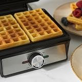 Salter Waffle Maker Dual Non-Stick Plates 1600W Adjustable Temp view 6