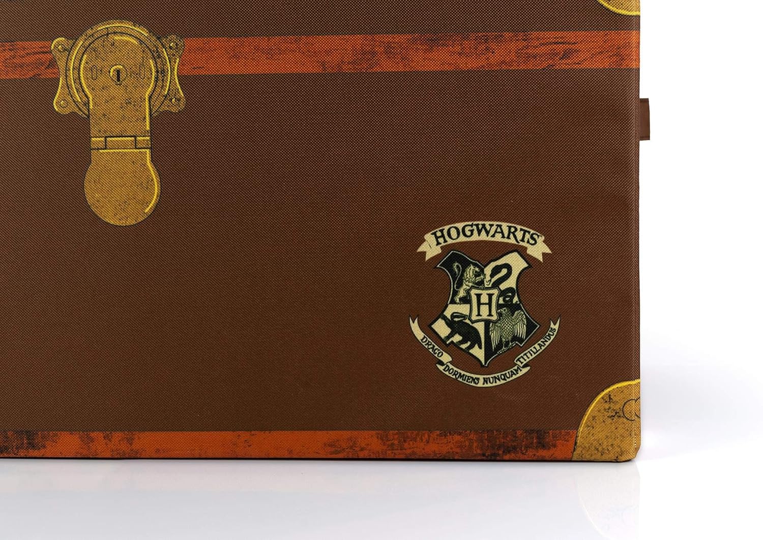 Robe Factory LLC Harry Potter Hogwarts 24-Inch Foldable Storage Chest | Fabric Basket Container, Cube Organizer with Handles | Collapsible Brown Cubby Cube Closet Organizer: Toys & Games