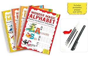 Wonder Magic Pack of 4 books (Maths, Drawing, Numbers & Alphabet)