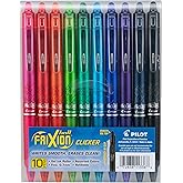 Pilot FriXion Erasable Gel Pens, Fine Point 0.7 mm Erasable Pens, Pack of 10 Assorted Colors