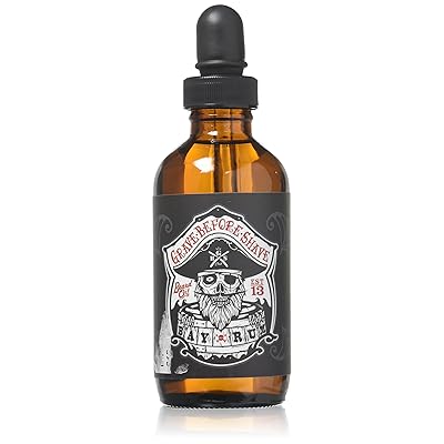 Grave Before Shave Beard Oil (Bay Rum Scent) 4 Oz. Bottle