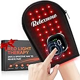 Cordless Red Light Therapy for Hand Pain Relief with 660nm Red 850nm Infrared Light, Dual-Sided 80 Beads Near Infrared Light Therapy Glove for Hand Fingers Wrist Joint Pain Relief