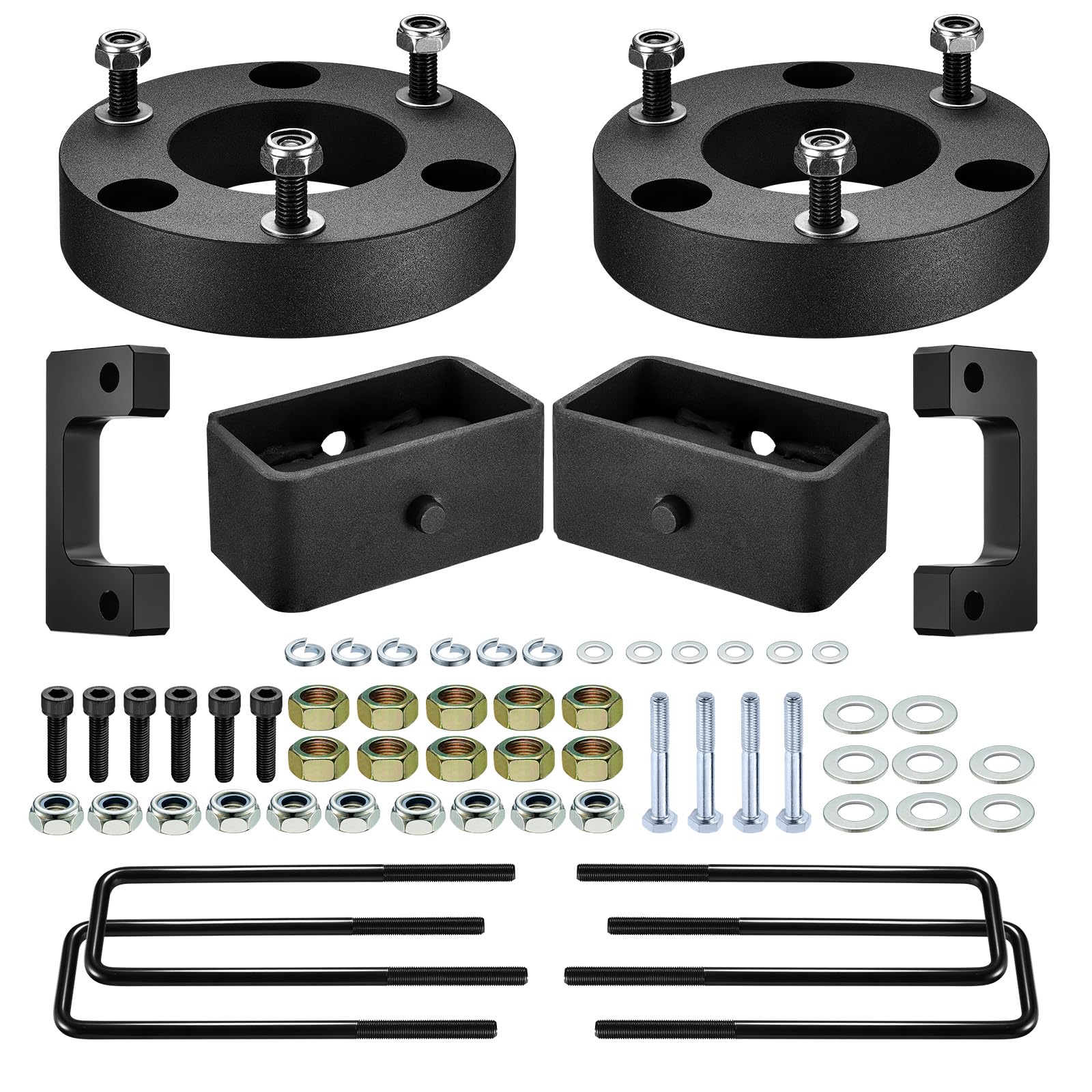 Photo 1 of BDFHYK 3.5" Front and 3" Rear Leveling Lift Kits Compatible with Chevrolet Silverado 1500 Compatible with GMC Sierra 1500, Suspension Lift Kit Set for 2007-2019 Silverado 1500 2WD 4WD