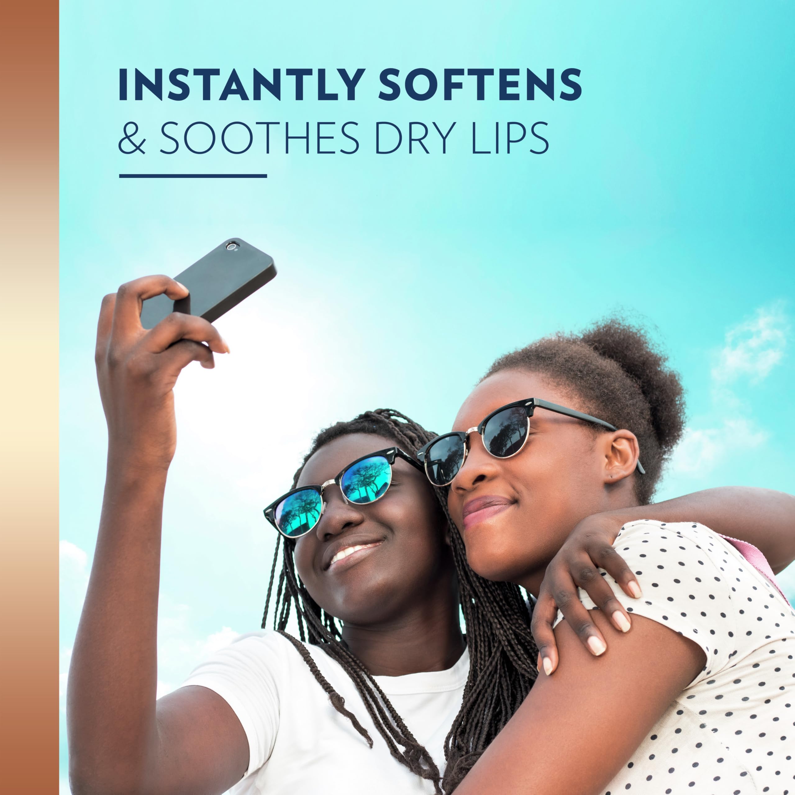 Vaseline Lip Therapy Lip Balm Mini 2 Pack Cocoa Butter For Dry Cracked Skin 0.25 oz