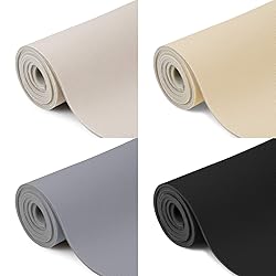 otoez Black Headliner Material 1/8" Foam Backing