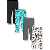Amazon Essentials Disney | Marvel | Star Wars | Frozen | Princess Girls and Toddlers' Leggings, Multipacks