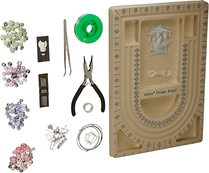 Darice Jewelry Making Starter Kit, Silver Amazon.co.uk Kitchen & Home