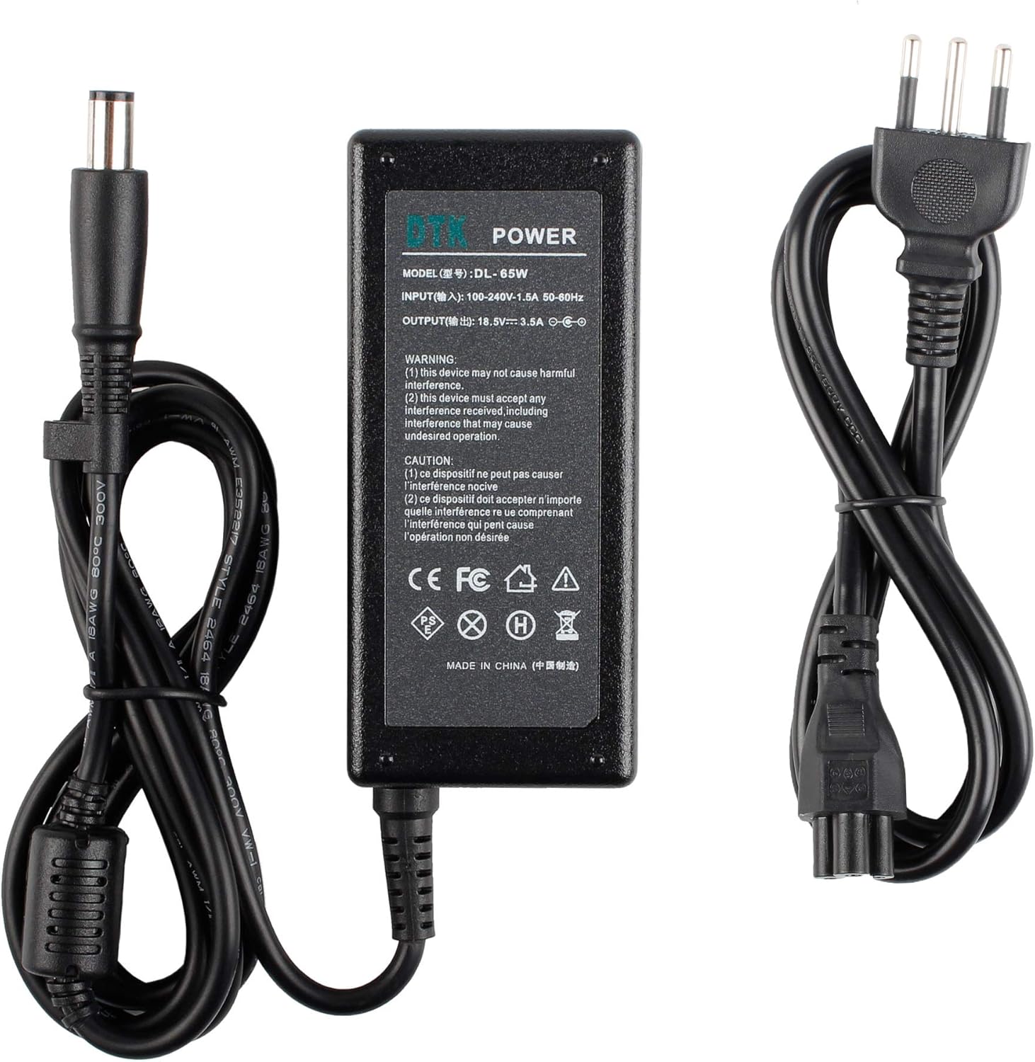 cavo di alimentazione hp per laptop 65w