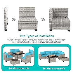 Muphyers 7-Piece Outdoor Patio Furniture Set with