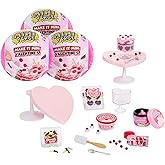 MGA's Miniverse Make It Mini Valentine's (3 Pack) Mini Collectibles, Blind Pack, Valentine's Day, Seasonal, Sweetheart, DIY, Crafts, Resin, Replica Food, Not Edible, Collectors, 8+