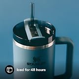 Stanley 1913 Quencher H2.0 FlowState 1.2L Tumbler Blue Spruce view 4