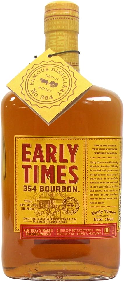 Amazon Co Jp アーリータイムズ 354 40度 750ml ケンタッキーウイスキー 食品 飲料 お酒