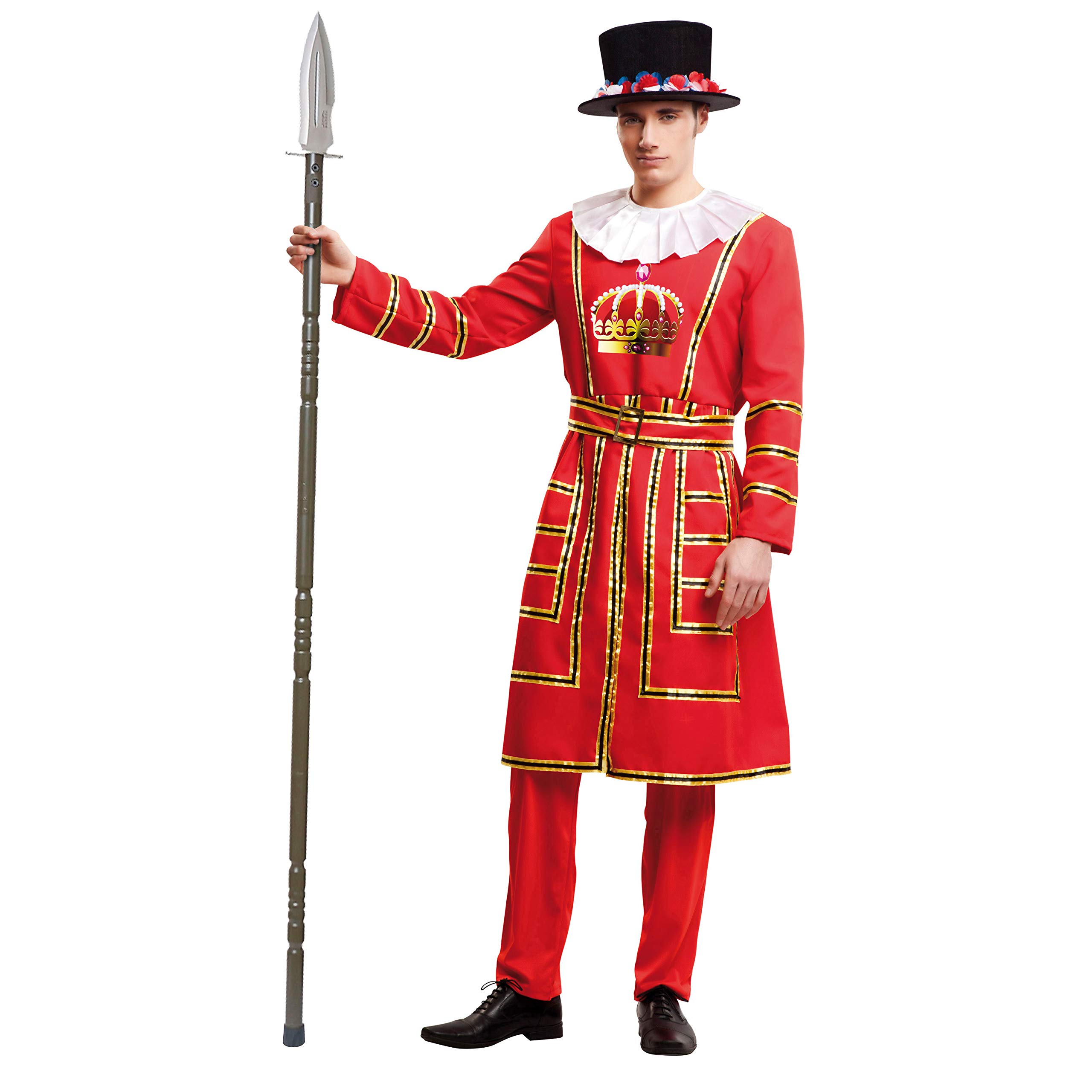 My Other Me - Beefeater or English Guard Costume for Men, Sizes M-L