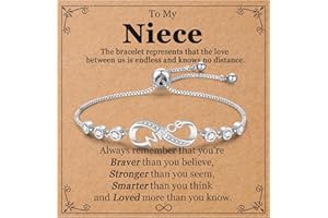 EPVIDO Gifts for Girls Infinity Bracelets for Women Birthday Christmas Link Jewelry for Daughter, Granddaughter, Niece, Sister