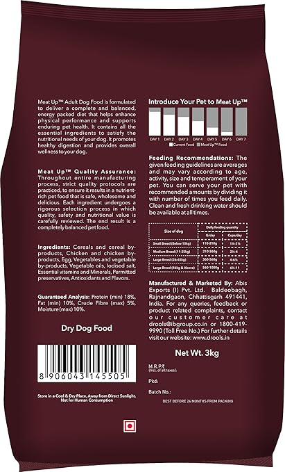 meat up dog biscuits