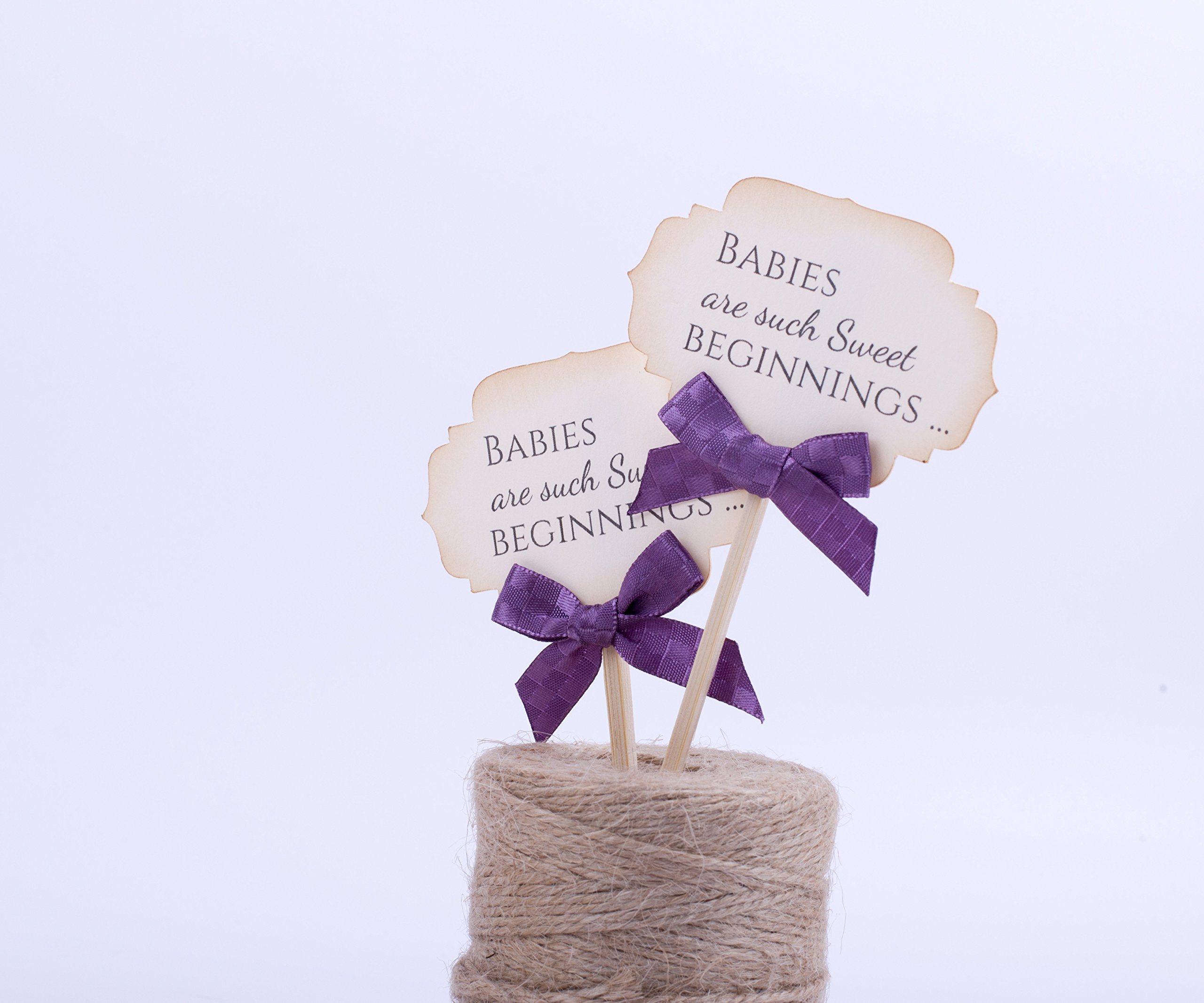 Buy XOXOKristen Baby Shower Cupcake Toppers Personalized Baby Shower