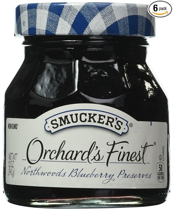 Smucker's orchard's finest northwoods Blueberry preserves (051500141113)