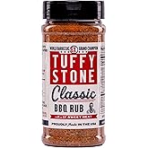 Tuffy Stone Classic BBQ Rub | 6x World Barbecue Grand Champion | Savory Rib Rub | Brisket Rub | Smoky BBQ Seasoning | 10 oz Shaker