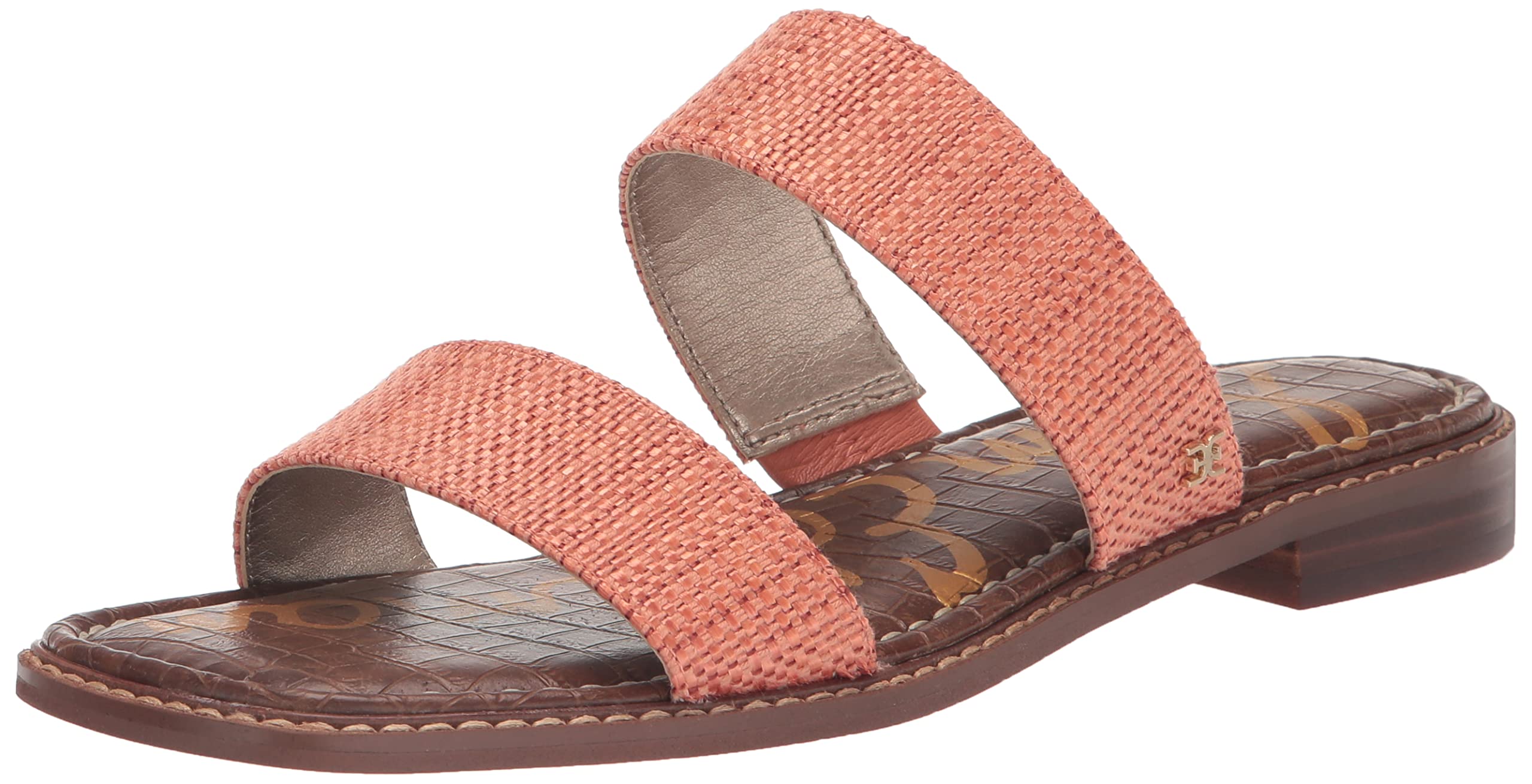 Sam Edelman Women’s Haydee Flat Sandal Stucco Pink 10 Medium