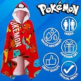Pokémon Hooded Towel 100% Cotton Kids Poncho Pikachu Beachtowel view 5