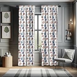 Lunarable Alice in Wonderland Curtains, Cupcakes