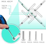 Duronic PB05XB Projector Mount Ceiling Wall Bracket 13.6kg Heavy Duty Tilt view 4