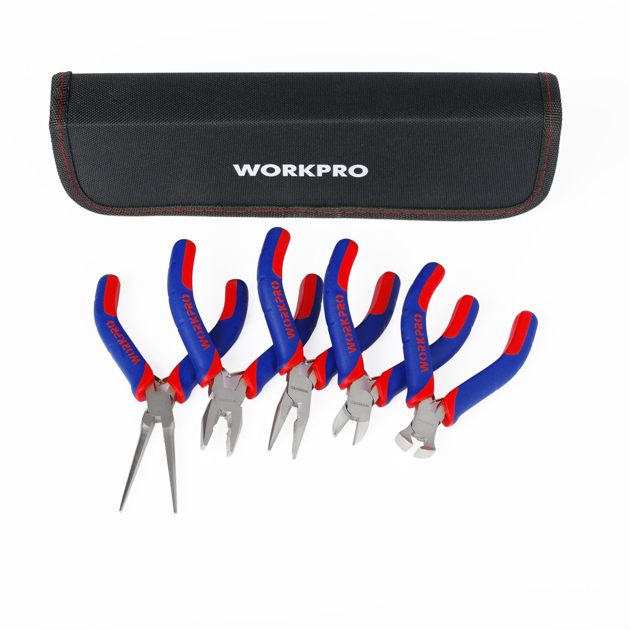 WORKPRO Mini Precision Pliers Set 5Piece 820909726289 eBay