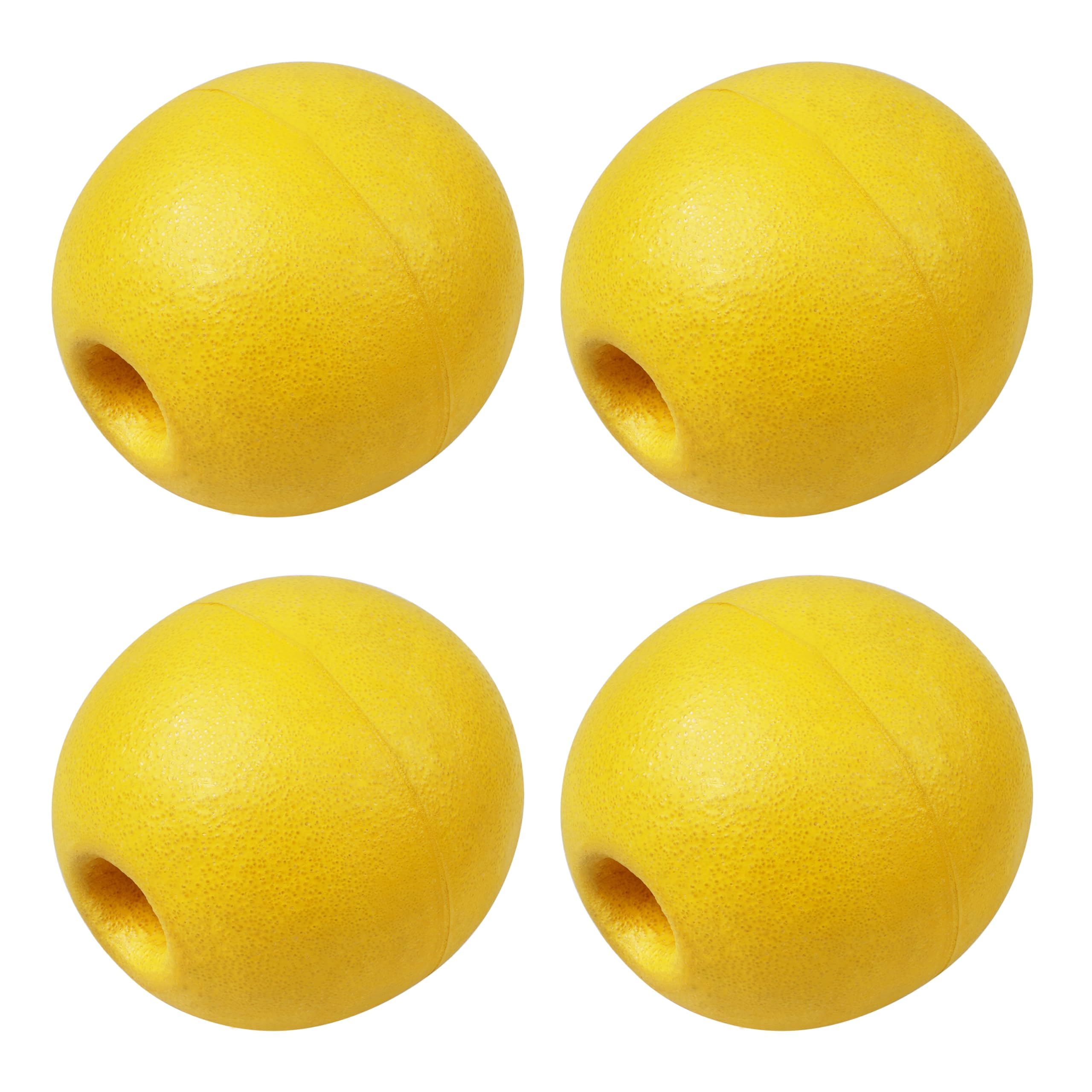 OROOTL Rope Floats Marine Buoy Float, 4pcs Crab Trap Floats Buoys Fishing Marker Buoy Plastic Water Buoy for Boats Pool Kayak Crabbing Dock Ski Anchor