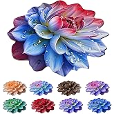 Floral Decorative Mat,Flower Shaped Decorative Mat (Style 6, 15.75"/40cm) | Non-Slip Backing,Lightweight, Flexible,Compact Absorbent Mat for Bathroom,Laundry Room,Vanity,Plants,Desk &amp; Small Spaces