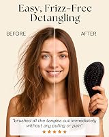 Lily England Detangle Hair Brush Rose-Gold for All Hair Types view 2