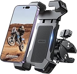 JOYROOM Motorcycle Phone Mount, [Fastest Visualize