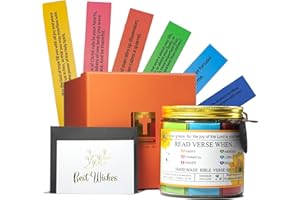 CODINOO Bible Verse Jar for women,teen girls,daughter,Read Me When For Daily Encouragement, Birthday Gift For Women, Religious Graduation Christian Gifts For Women For Her,Prayer Jar