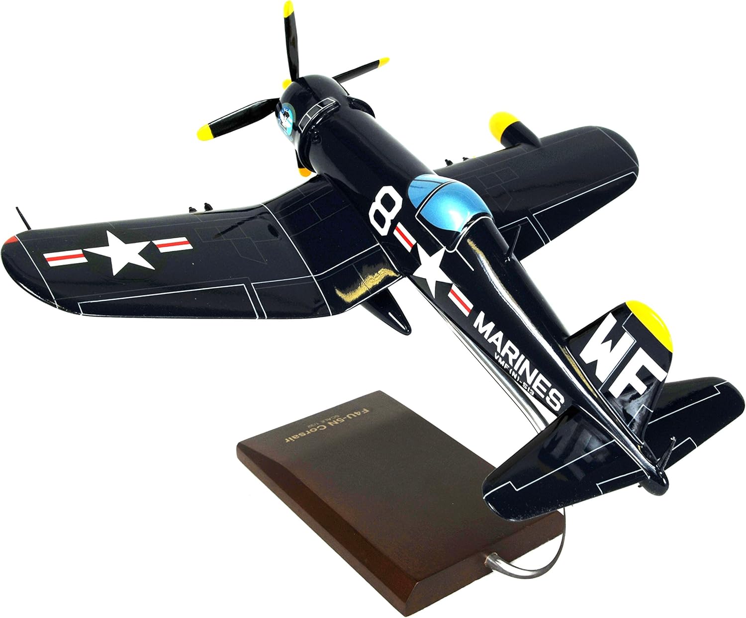 Mastercraft Collection Vought F4U-5NL Nite Corsair Winterized World War II Fighter Airplane Plane USN Navy Model Scale:1/32: Toys & Games