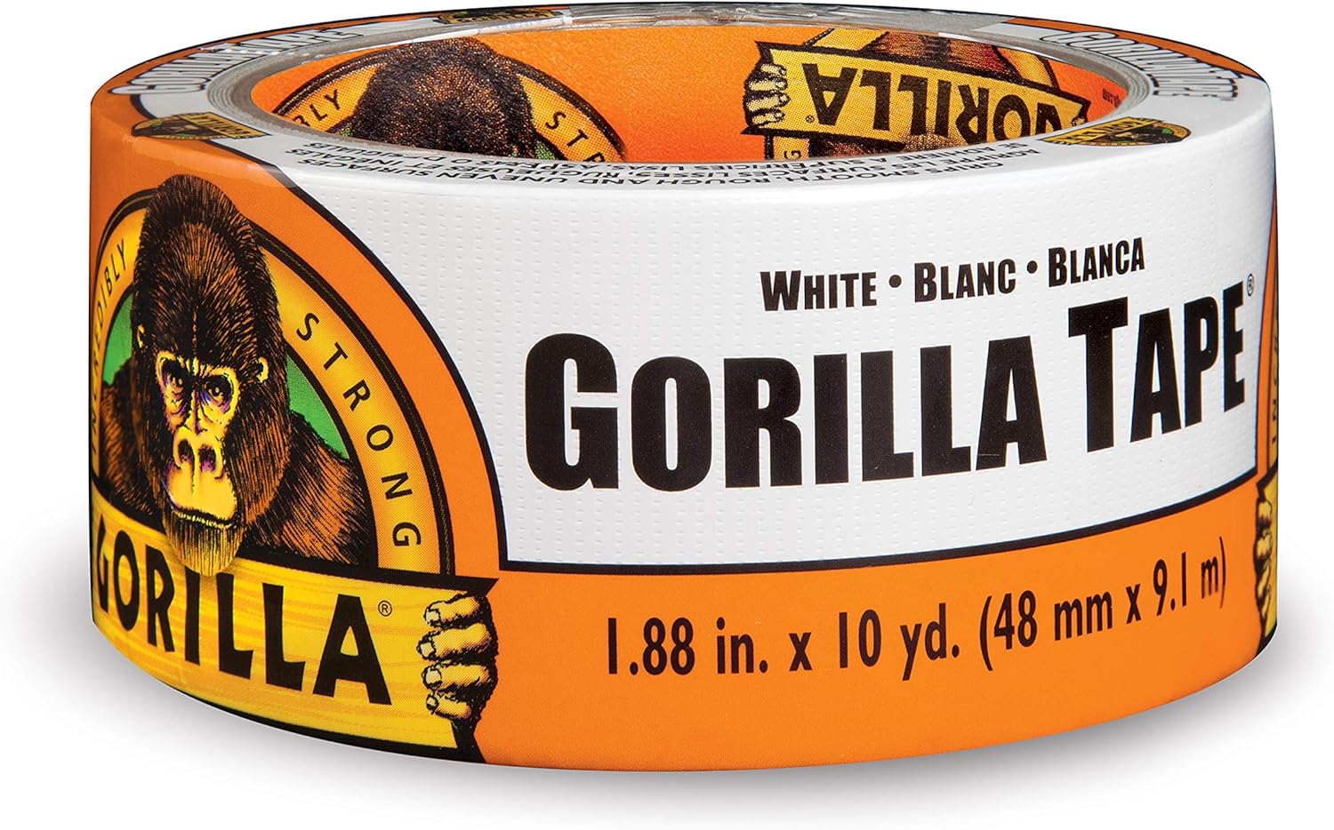Gorilla White Duct Tape, 1.88\