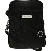 Baggallini Bryant Pouch, Black Cheetah, One Size