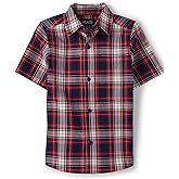 The Children's Place Boys Long Sleeve Flannel Button Down Shirt