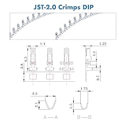 CQRobot JST HY 2.0 mm Pitch 2-Pin/3-Pin/4-Pin