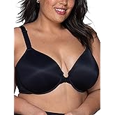 Vanity Fair Women's Full Figure Front Closure Bra, Beauty Back Smoothing, Lightly Lined Cups up to DDD