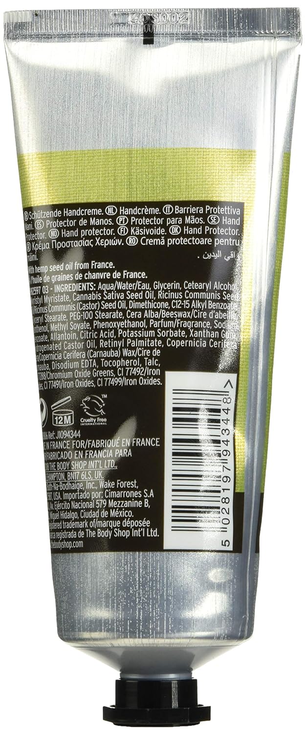 The Body Shop Hemp Hand Protector, 3.3 Fl Oz : Hand Creams : Beauty