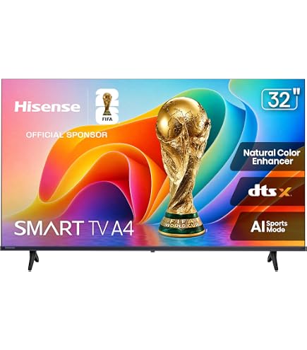 Amazon.com: Hisense 32-Inch Class A4 Series FHD 1080p Smart Roku