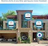 Liotoin Wireless Caregiver Pager Alarm Button System 2 Transmitters 2 Receivers view 4